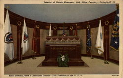 Interior of Lincoln Monument, Oak Ridge Cemetery Interior of Lincoln Monument, Oak Ridge Cemetery