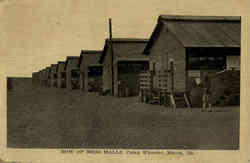 Row of Mess Halls Camp Wheeler Row of Mess Halls Camp Wheeler