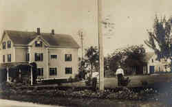 Men Outside House