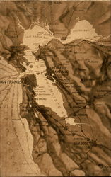 Aerial Map of California