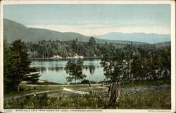Spectacle Lake from Hiawatha Lodge