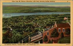 View from Mt. Beacon showing Incline Railway