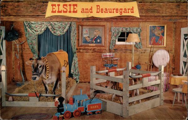 Elsie and Beauregard in Person - Borden Co Advertising Elsie and Beauregard in Person - Borden Co Advertising