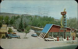 Ideal Motel Rawlins, WY Postcard Postcard