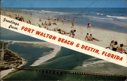 Greetings from Fort Walton Beach & Destin, Florida Postcard