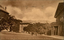View near East Hall, University of California 1814 View near East Hall, University of California 1814