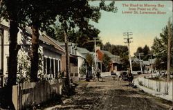 The Road to Murray Bay From Point au Pic, Lower St. Lawrence River