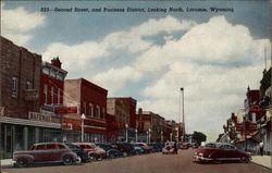 Second Street, and Business District, Looking North Second Street, and Business District, Looking North