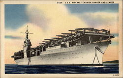 U.S.S. Aircraft Carrier Ranger and Planes