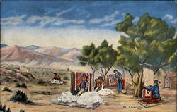 The Navajo, oil painting
