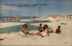 Sunning and Surf Bathing on Edgewater Gulf Beach Sunning and Surf Bathing on Edgewater Gulf Beach