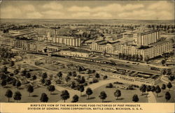 Bird's-Eye View of the Modern Pure Food Factories of Post Products Bird's-Eye View of the Modern Pure Food Factories of Post Products