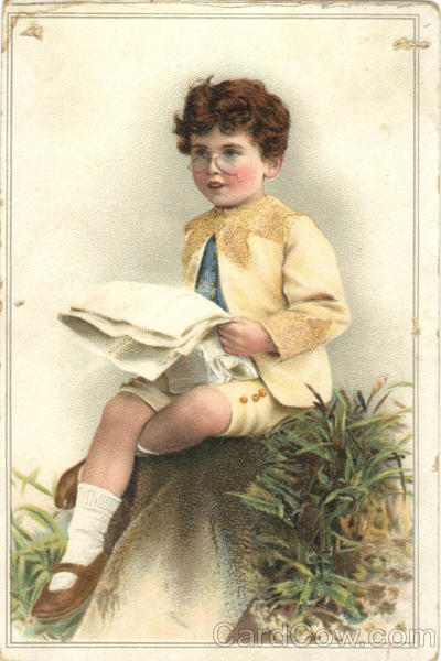 Little Boy with Glasses Boys