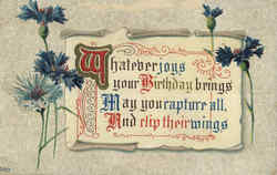 Whatever Joys your Birthday Brings
