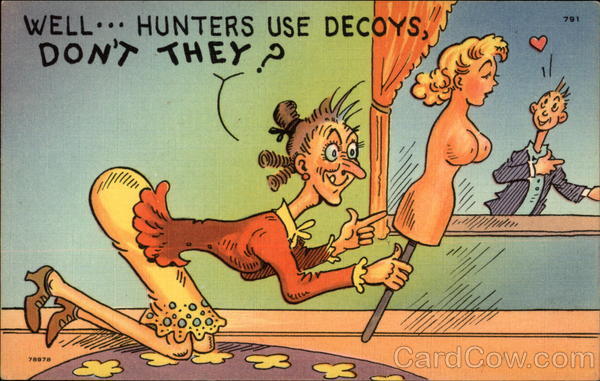 Well...Hunters Use Decoys, Don't They? Comic, Funny
