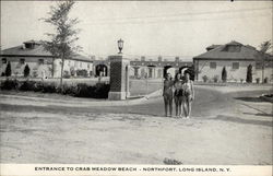 Entrance to Crab Meadow Beach Entrance to Crab Meadow Beach