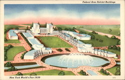 Federal Area Exhibit Buildings New York World's Fair 1939