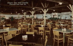 Beautiful Lake Front Cafeteria - Conneaut Lake Park Postcard
