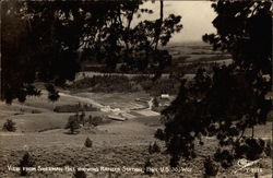 View from Sherman Hill Showing Ranger Station, Hwy U.S. 30 View from Sherman Hill Showing Ranger Station, Hwy U.S. 30