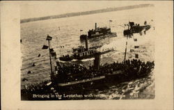 Bringing in the Leviathan with returning troops