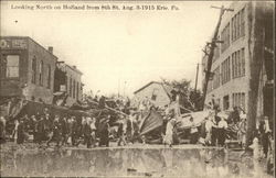 Looking North on Holland from 8th St. Aug. 3 1915 Looking North on Holland from 8th St. Aug. 3 1915