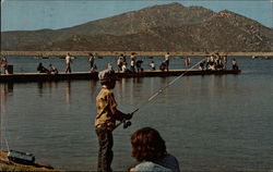 Fishing Float on Beautiful Lake Poway