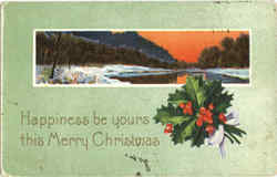 Happiness be yours this Merry Christmas