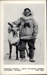 Chester Seveck - Arctic Reindeer Herder Postcard