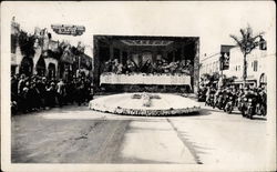 Float from rose parade Float from rose parade