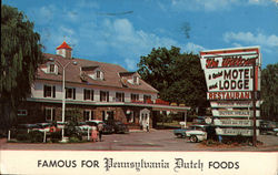 The Willows Restaurant Motel & Lodge Lancaster, PA Postcard Postcard