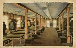 Interior of one of the Barracks Interior of one of the Barracks
