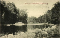 Scene on St. Mary's River Scene on St. Mary's River