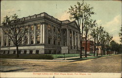 Carnegie Library and West Wayne Street Carnegie Library and West Wayne Street