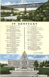 High Bridge Over Kentucky River Postcard