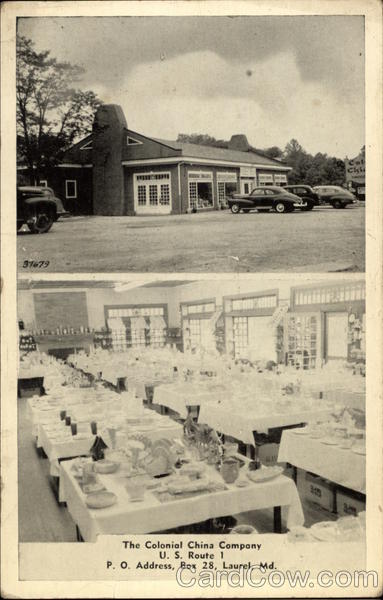 The Colonial China Company Laurel Maryland The Colonial China Company Laurel Maryland