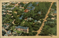 Airplane View of Dickinson College Campus and Buildings Airplane View of Dickinson College Campus and Buildings