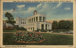 South view, Hall of Waters as viewed from Siloam Gardens South view, Hall of Waters as viewed from Siloam Gardens