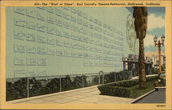 The Wall of Fame, Earl Carroll's Theatre-Restaurant