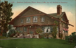 Southern California Winter Home of Mrs. Jas. A. Garfield Southern California Winter Home of Mrs. Jas. A. Garfield