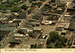 Aerial View of the Town Postcard