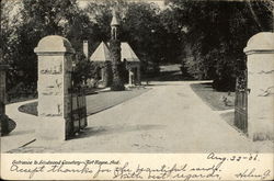 Entrance to Lakewood Cemetery Entrance to Lakewood Cemetery