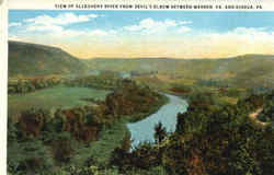 View of Allegheny River from Devil's Elbow Between Warren View of Allegheny River from Devil's Elbow Between Warren