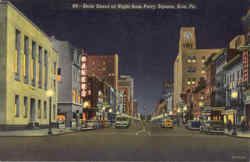 State Street at Night from Perry Square State Street at Night from Perry Square