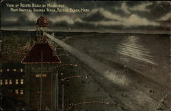 View of Revere Beach by Moonlight from Nautical Gardens Tower