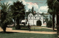 Los Angeles Mission Chapel from the Plaza