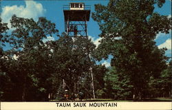 Lookout Tower atop Tarum Sauk Mountain Ironton, MO Postcard Postcard