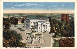 State Capitol and Washington Monument State Capitol and Washington Monument