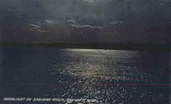 Moonlight on Saginaw River Moonlight on Saginaw River