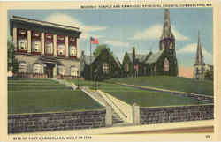 Masonic Temple and Emmanuel Episcopal Church,
