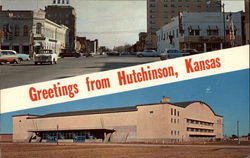 View Looking East on Second Street in Hutchinson, Kansas View Looking East on Second Street in Hutchinson, Kansas